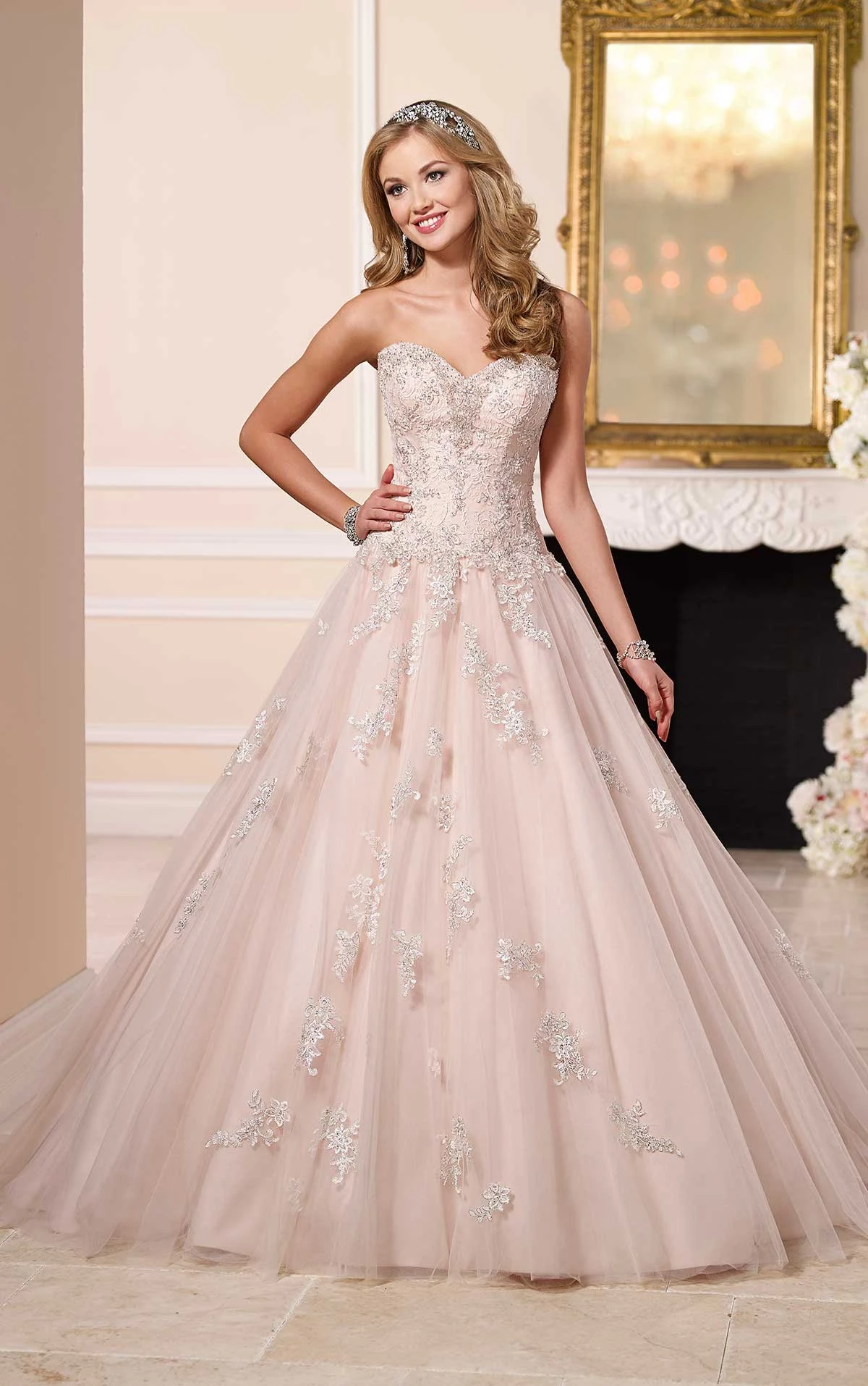 Princess Ball Gown Tulle Wedding Dress Stella York