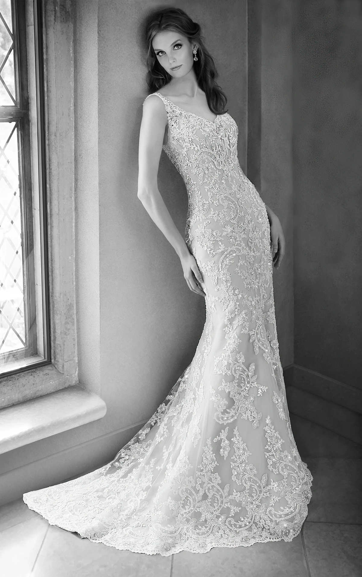 Beaded Lace 1920s Wedding Dress | Martina Liana Wedding ...