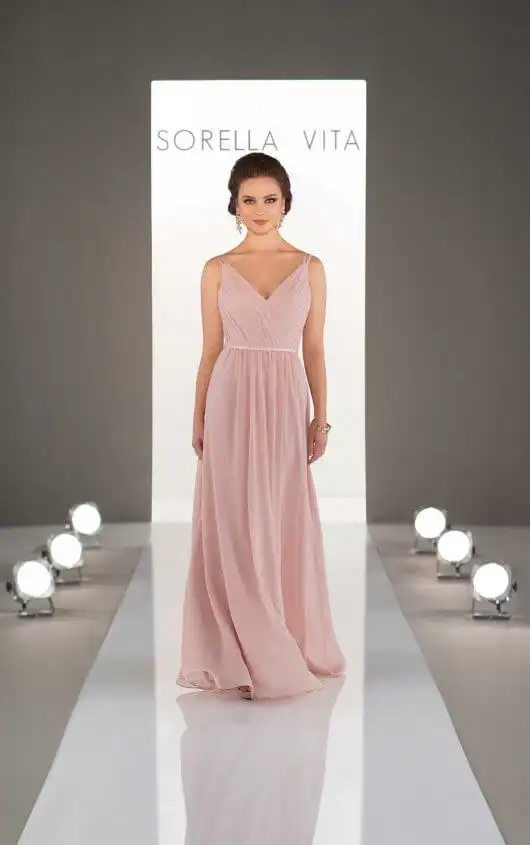 V-neck Bridesmaid Dress | Sorella Vita