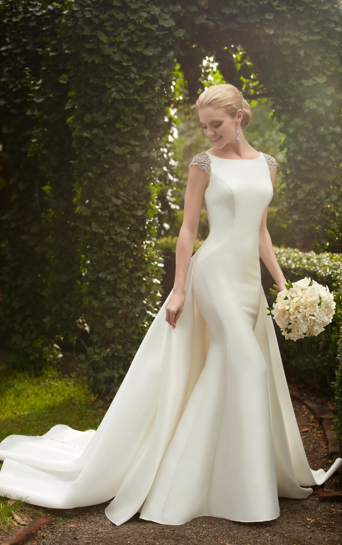 Bridal Gowns Wedding Dress with Detachable Train
