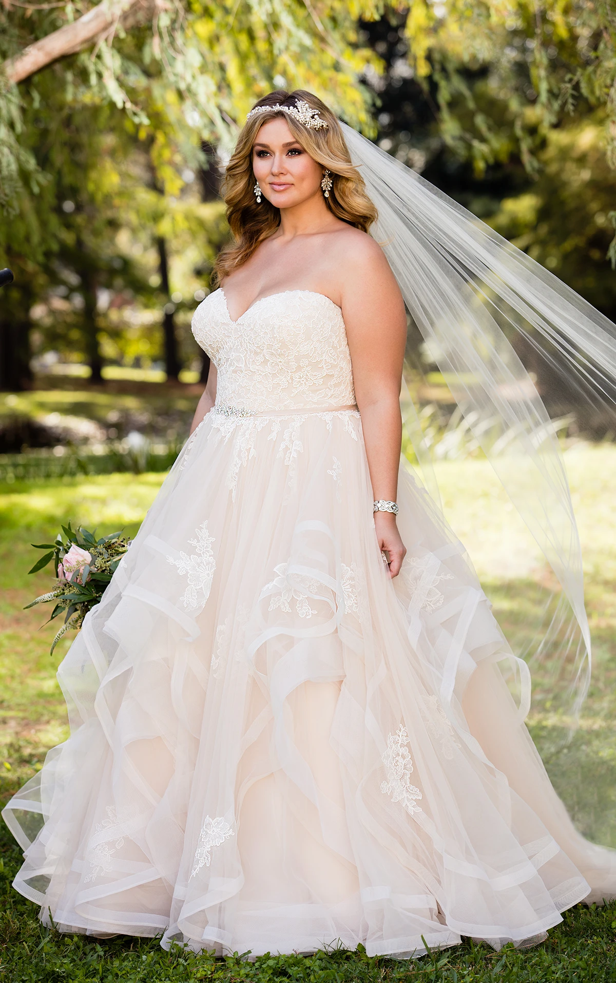 plus size pink dresses for wedding