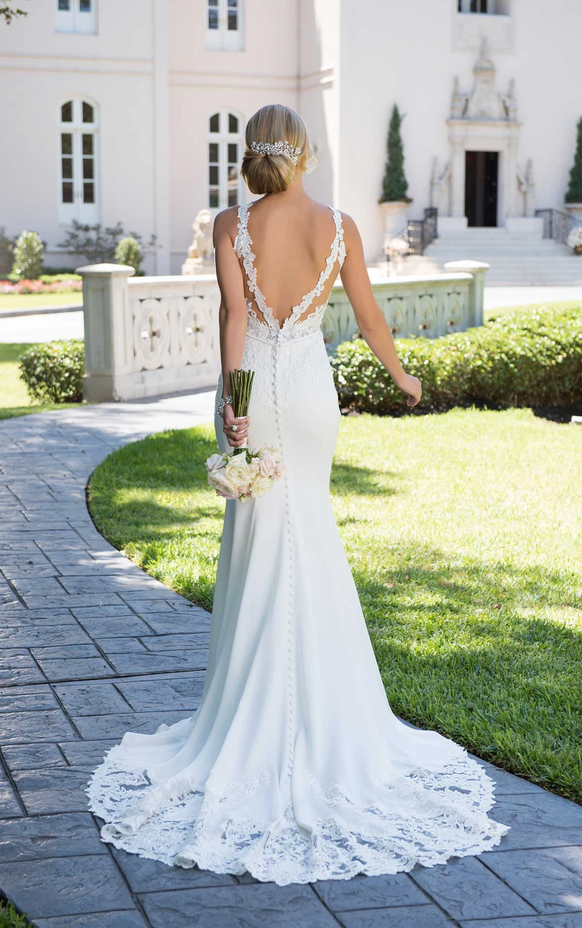 Elegant Backless Wedding Gown Stella York Wedding Dresses