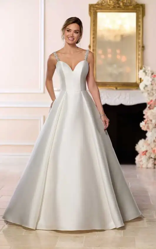 simple but elegant wedding gown designs