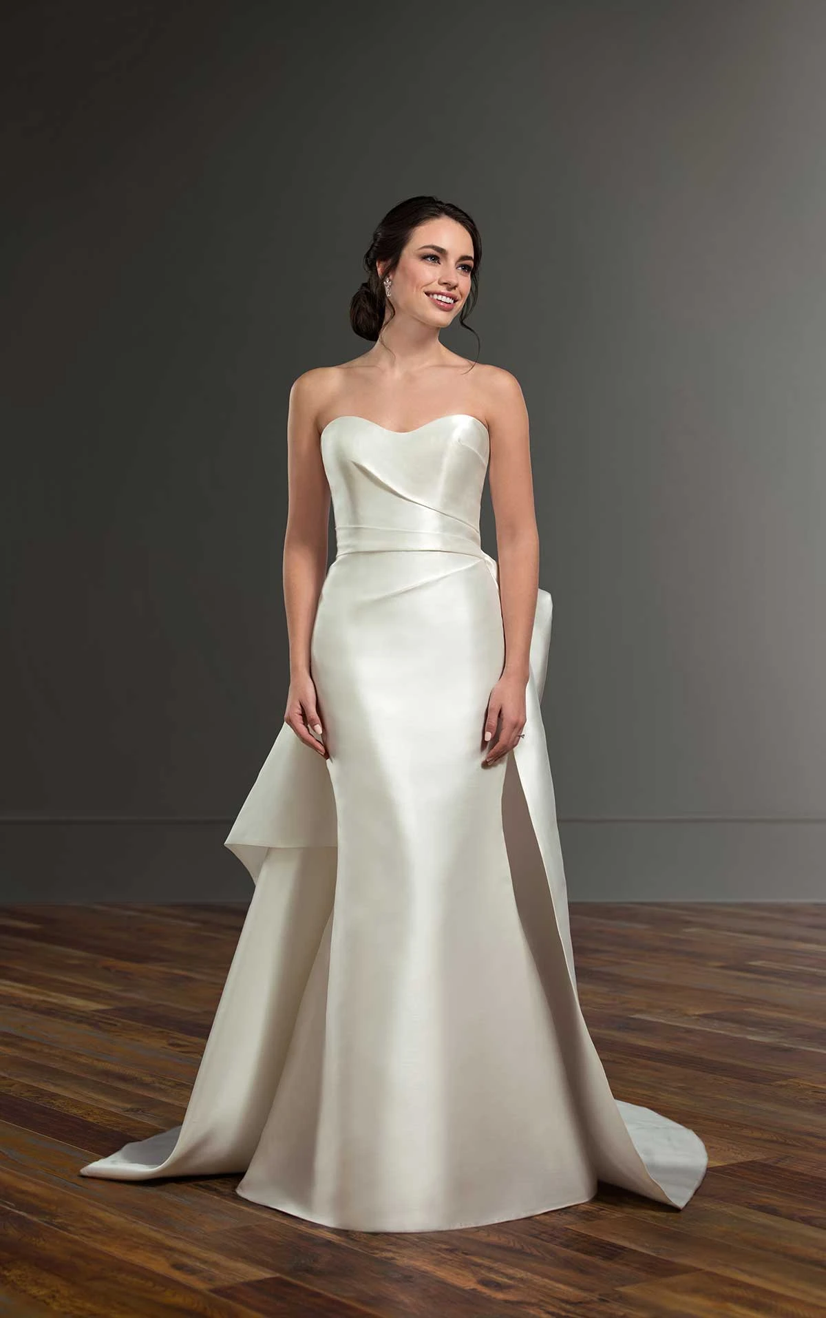 Structured Silk Elegant Wedding Dress Martina Liana