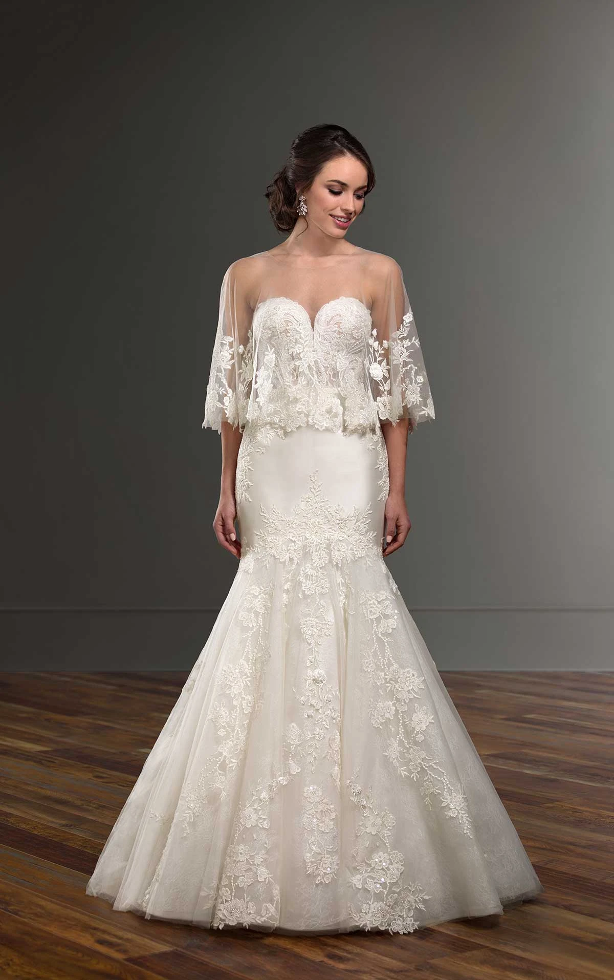 1040 Martina Liana Mermaid Wedding Dress with