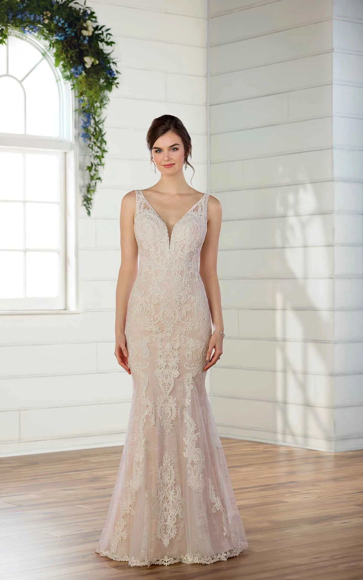 Lace Boho Wedding Dress | Essense of Australia Wedding Gowns