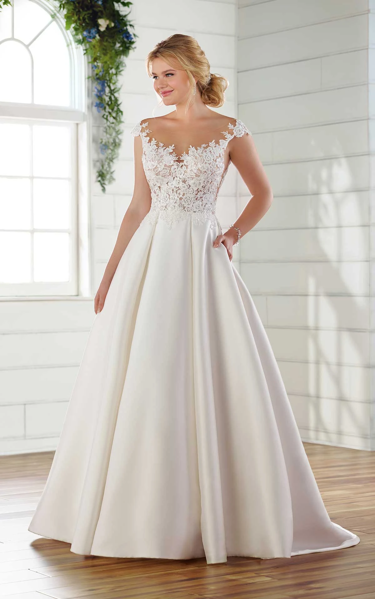 lace ballroom wedding dresses