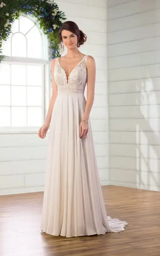 casual floral wedding dresses