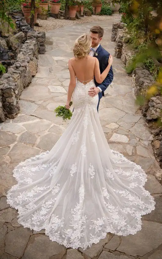 essense of australia long sleeve wedding dress