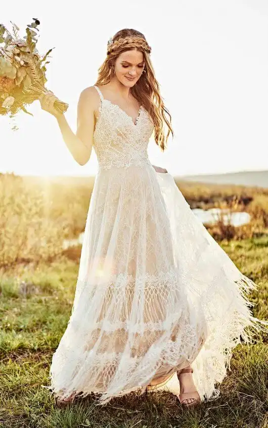 Buy bohemian white dress wedding㸀 OFF-54%