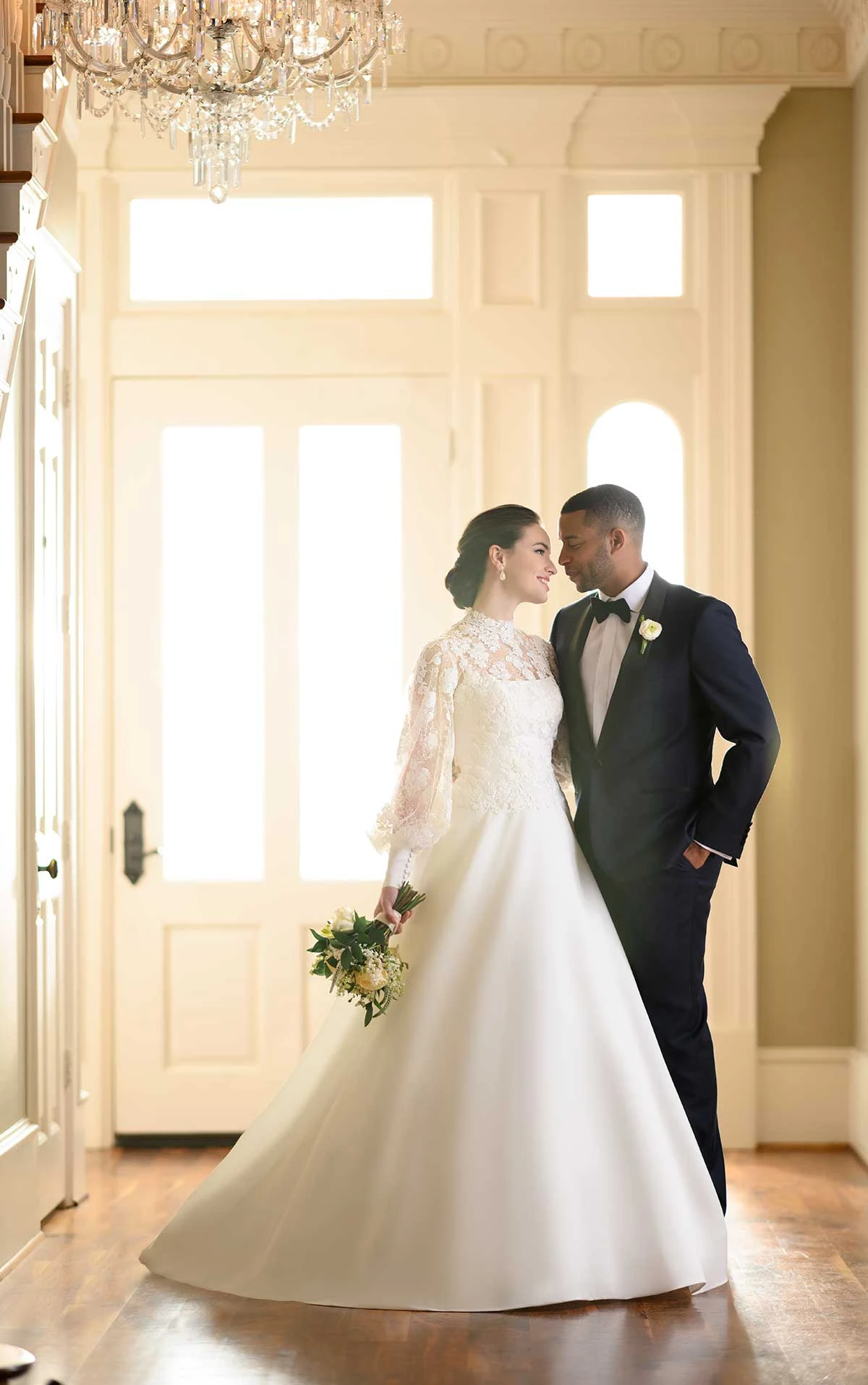 Simple And Modern Ballgown With Detailed Back Martina Liana Wedding Dresses