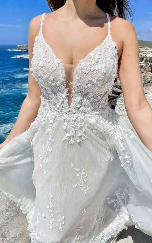 sexy beach wedding dresses